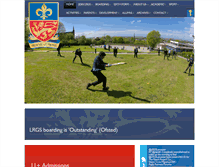 Tablet Screenshot of lrgs.org.uk